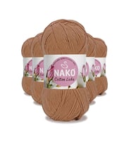 5 Adet Cotton Lüks Yelek Tunik Kazak Bluz Hırka İpi Yünü Soğan Kabuğu 97557