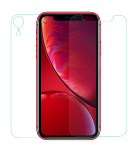 Apple iPhone XR (6.1") Ön ve Arka Uyumlu Ekran Koruyucu Yeni Nesil? Yüksek Kalite HD Cam (Renksiz)