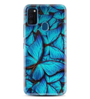 Samsung M21 M22 M23 M30 M31S M32 Kılıf Desenli Silikon Owl 1351