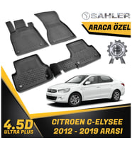 Citroen C-Elysee Havuzlu Paspas 4,5D Sahler