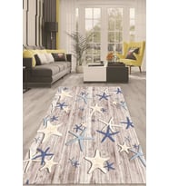 Dijital Kaymaz Taban Yıkanabilir Modern Renkli Salon Halısı Mutfak Halısı Yolluk ND-HT-1052 (Gri)