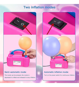 River World Balonlar İçin Şişirme Makinesi Elektrikli
