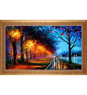 ALTIN ÇERÇEVELİ PASPARTULU TABLO CR944