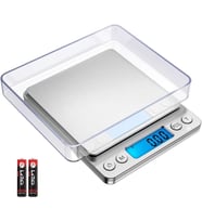 Dijital Hassas Elektronik Taşınabilir Terazi Tartı 3000Gr/ 0.1Gr Hassas Terazi 7107