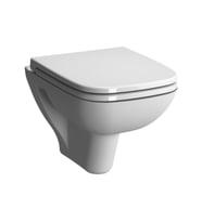 VitrA S20 Square Asma Klozet 48cm + S20 Klozet Kapağı  (Beyaz)