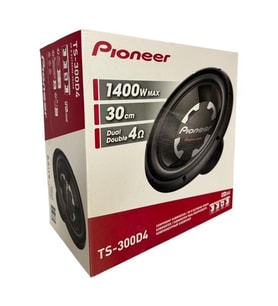 PİONEER TS-300D4 30 CM SUBWOOFER ÇİFT BOBİN 400RMS 1400WATT