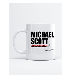 Michael Scott Paper Company Dunder Mifflin We Guarantee The Office Kupa Bardak