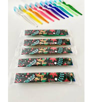 EasyBrush Yılbaşı Hediyesi Ambalaj Tek Kullanımlık Diş Fırçası 50'li paket