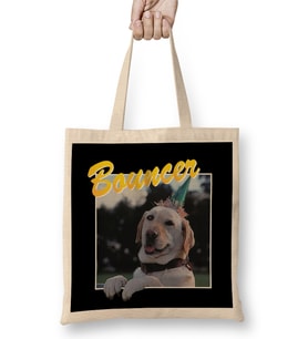 Bouncer Neighbors Dog Tribute Montage Bez Çanta Uzun Saplı