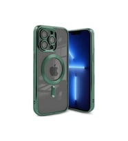 Pilelistore   iPhone 15 Pro Kılıf Kross Magneticsafe Kapak - Koyu Yeşil