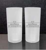 eJOYA Seviyorsan Git Konuş Bence 2'li Rakı Bardağı 111480