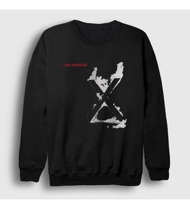 Presmono Unisex Siyah X Album Los Angeles Sweatshirt 433461tt
