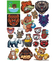 AyI Sticker Set 7 20 Parça Telefon, Tablet, Defter, Laptop Sticker