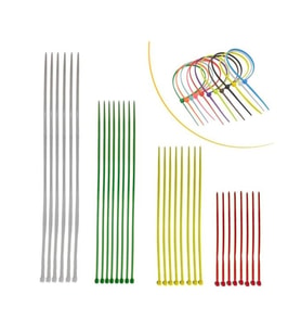 30 Parça Plastik Kablo Kelepçe Seti Kablo Düzenleyici Bağlama Bantları (5343)