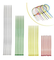 30 Parça Plastik Kablo Kelepçe Seti Kablo Düzenleyici Bağlama Bantları (5343)