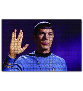 Cakapuzzle  Mister Spock 120 Parça Puzzle Yapboz MDF (Ahşap)