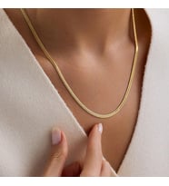 14 Ayar Altın Serengeti Zincir Kolye 3 mm 55 cm 4,80 Gram