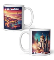Sırbistan Kupa Bardak 2 Adet Seyahat Hatıra Serbia Mug (Karışık)