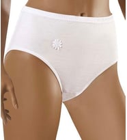 6 lı Paket Şahin Bayan Penye Bato Slip Külot 30500 (Beyaz)