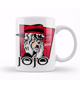 Joseph Joestar Oh My God Kupa Bardak Porselen