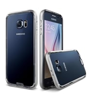 Verus Galaxy S6 ile Uyumlu Case Iron Bumper Kılıf Silver