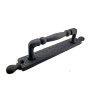 Antika Tarz Dekoratif Pirinç Misket Çekme Kapı Kolu - 223x33 mm, Oksit