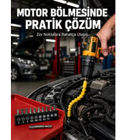 12 Parça Vidalama Uç Seti Akrobat Tasarım Dayanıklı Metal Yeni Nesil