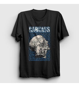 Presmono Unisex Siyah Necro Head Metal Carcass T-Shirt 528663tt