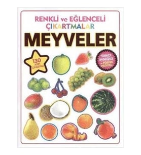 Renkli ve Eğlenceli Çıkartmalar - Meyveler (Fruits)