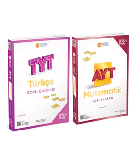 Üç Dört Beş TYT Türkçe ve AYT Matematik Soru Bankası 2 Kitap Set