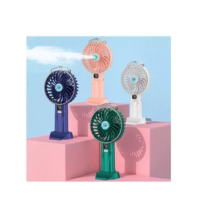 Su Buharlı Taşınabilir Mini El Fanı Turbo Fan 4.000mAh Batarya Karışık Renk