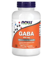 Now Food GA.BA Vitamin B-6 500mg 200 Vegie Capsul.Abd Menşei.43.