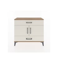 Arges Şifonyer 2 Raflı 2 Çekmeceli 2 Kapaklı 88x30x80 Çam-Aytaşı