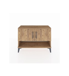 Arges Şifonyer 2 Raflı 2 Kapaklı 88x30x64 Çam-Çam