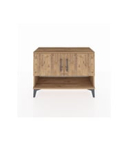 Arges Şifonyer 2 Raflı 2 Kapaklı 88x30x64 Çam-Çam
