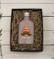 BK Gift Hediye Kutulu Kişiye Özel İsimli Baba Temalı Mat Gri Tasarım Cam Şişede 200 ml Kolonya-3, Babaya Hediye, Babalar Günü Hediyeleri, Hediyelik Baskılı Kolonya