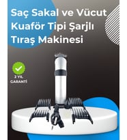 Lexroo Profesyonel Saç ve Sakal Tıraş Makinesi – Tam Aksesuar Setli