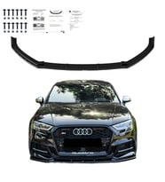 AUDI S3 Sedan 8V Makyajlı 2016-2019 Ön lip (Siyah)