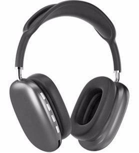 Air Max Kablosuz Kulaklık Kulak Üstü Bluetooth Kulaklık 5.2 + EDR (Siyah)