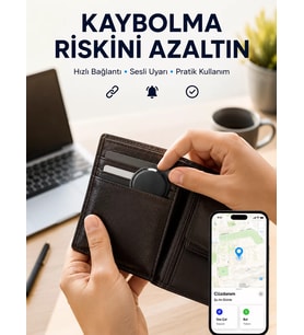 Northcity Akıllı Konum Bulucu - Apple ve Android Uyumlu AirTag Takip Cihazı