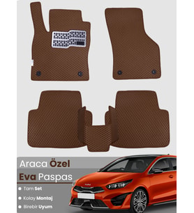 KİA CEED (2019-2025) Uyumlu EVA Paspas Tam Set–Araca Özel,Kolay Montaj,Su Geçirmez