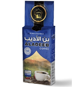 ALADEEB KAHVESİ 500G ÇİFTE KAVRULMUŞ EKSTRA KAKULELİ TÜRK KAHVESİ