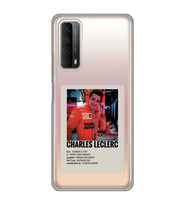 Huawei P Smart 2021 Uyumlu Charles Leclerc Desenli Şeffaf Telefon Kılıfı