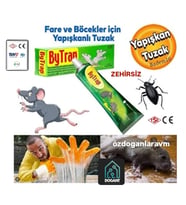 Fare Haşere Böcek Tuzağı Kapanı Yakalama Yapışkanı Tüpü Zehirsiz