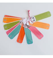 Hayvan Desenli Çarpım Tablosu Çalışma Kartları 13x4 cm (Çok Renkli)
