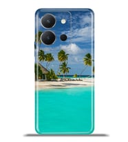Vivo Y36 Kapak HD Renkli Dizayn Silikon Kılıf - Bora Bora