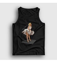 Presmono Unisex Siyah Icon Marilyn Monroe Atlet 39065tt