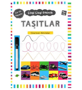 Çizgi Çizgi Etkinlik Taşıtlar 4 Yaş