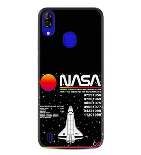 Reeder P13 Blue Kılıf Desenli Silikon Nasa 2