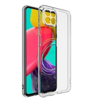 Ally SM Galaxy M53 Kılıf Kamera Korumalı Ultra İnce Şeffaf Silikon Kılıf-(577 - SSSSSS7174-5